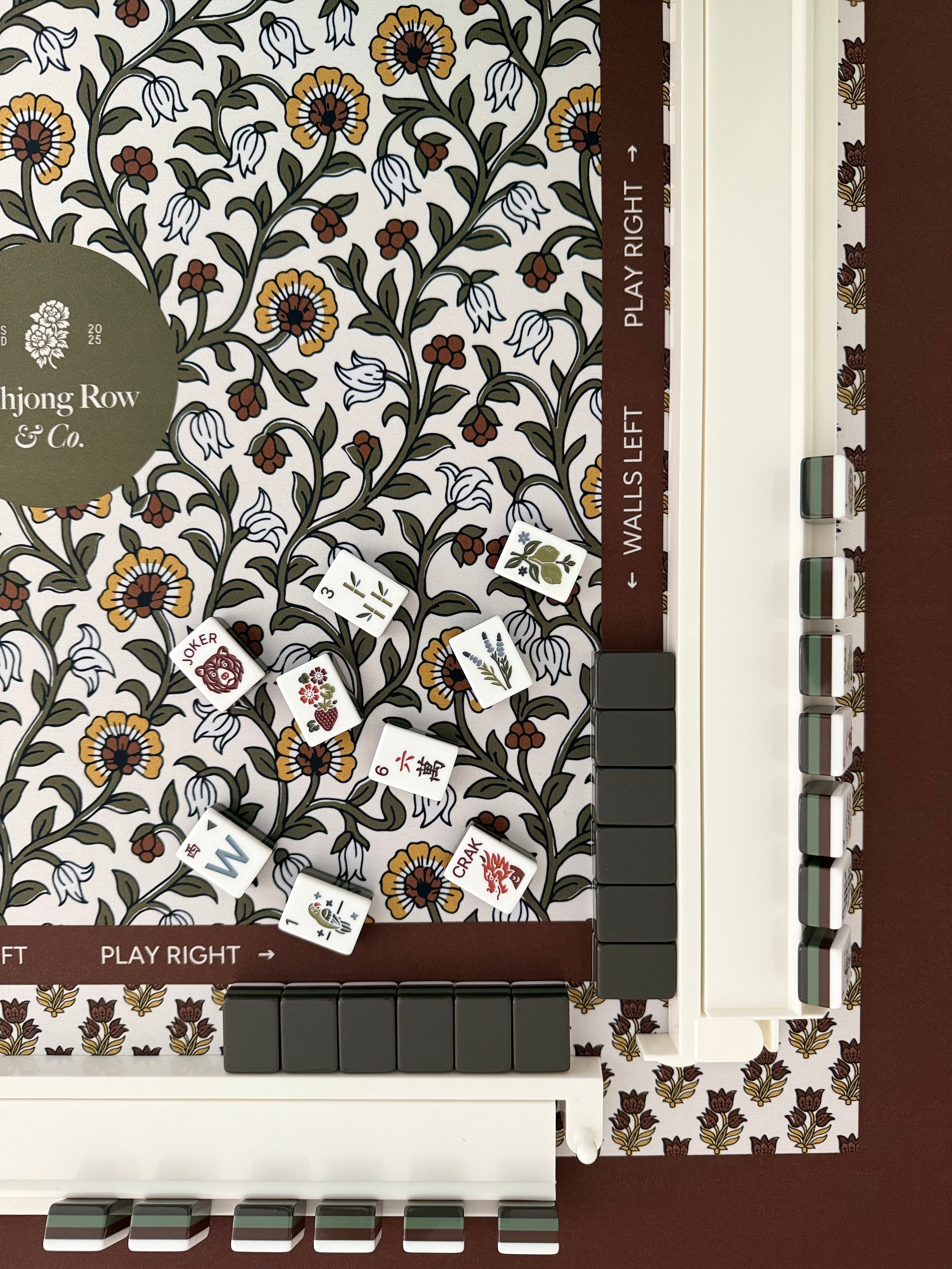 Autumn Saffron Mahjong Mat