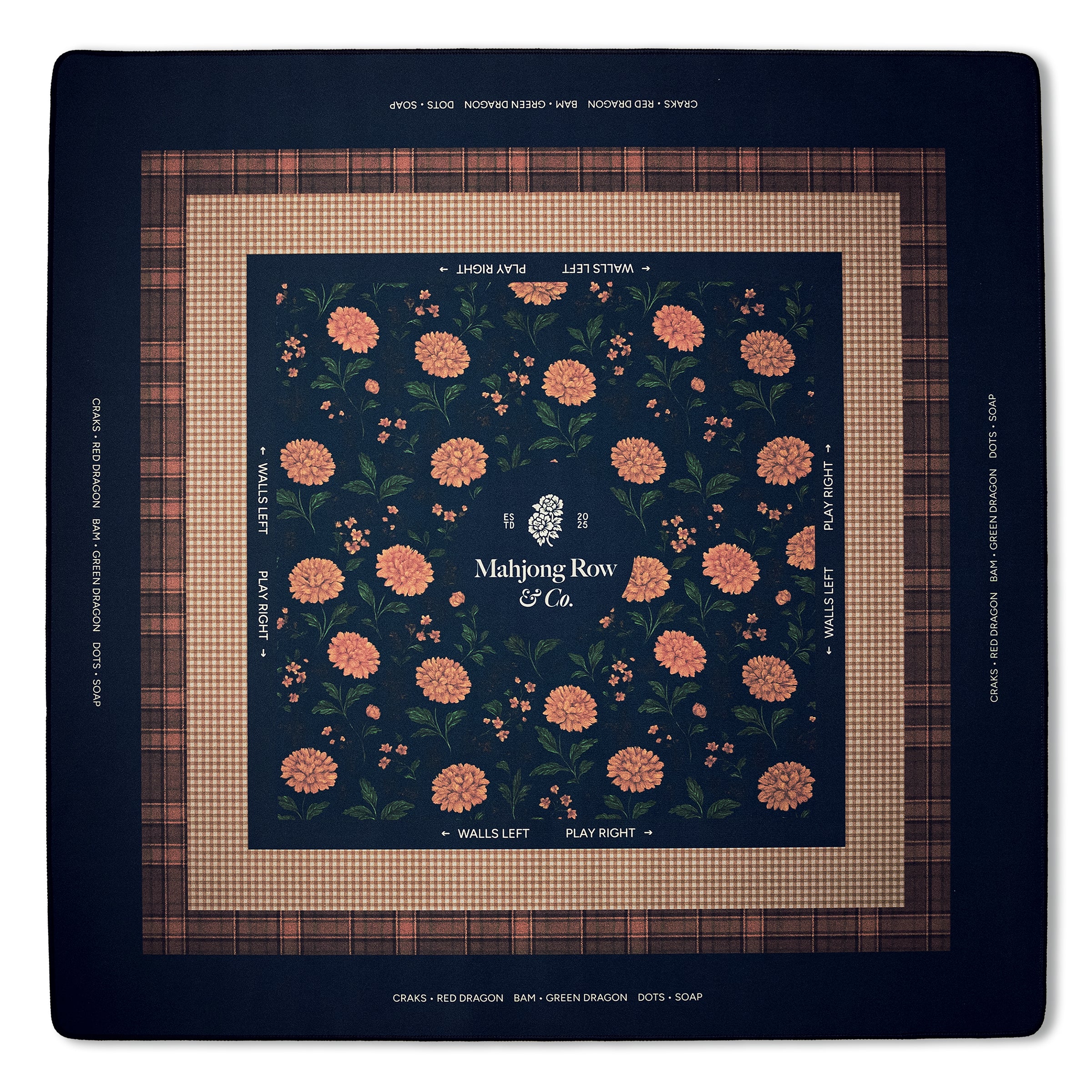 Midnight Garden Mahjong Mat