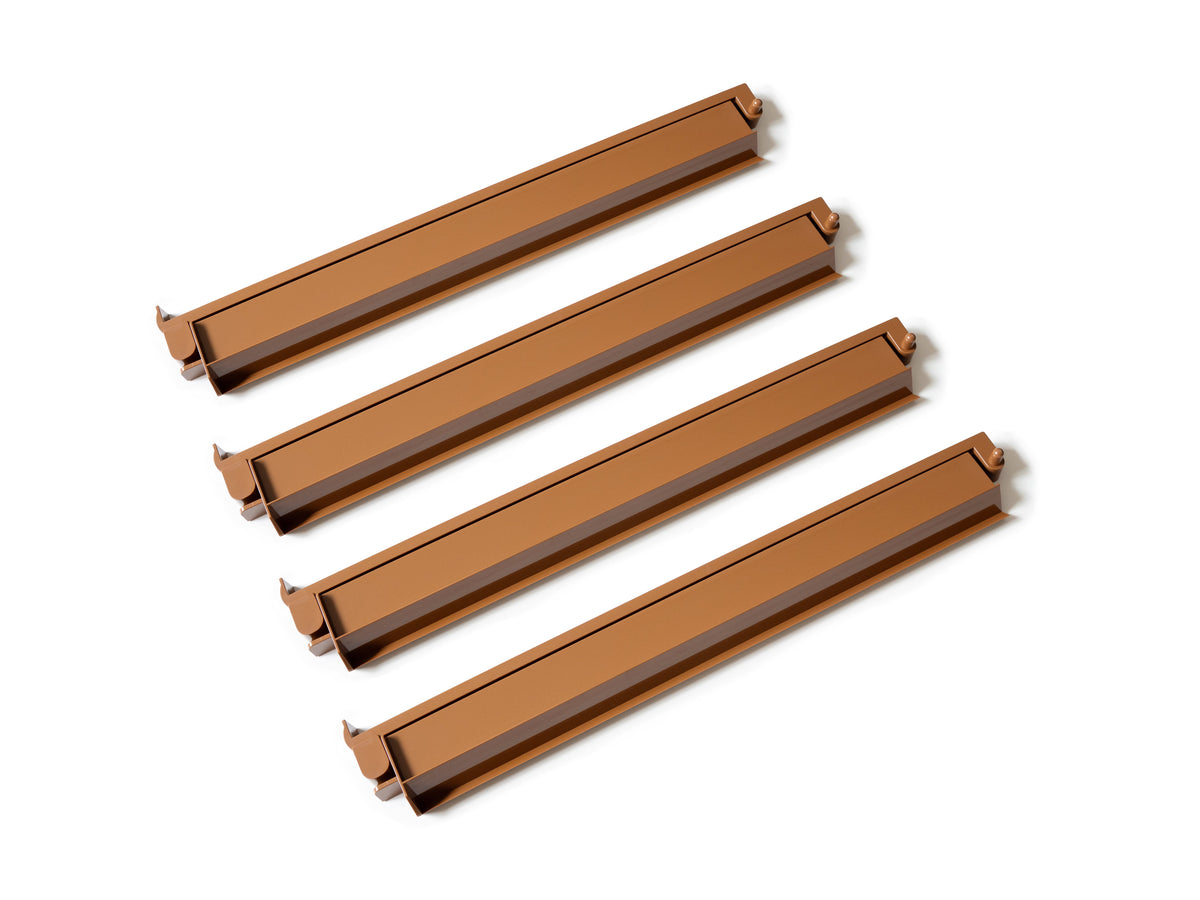Autumn Brown Rack & Pusher Set | Mahjong Row & Co.