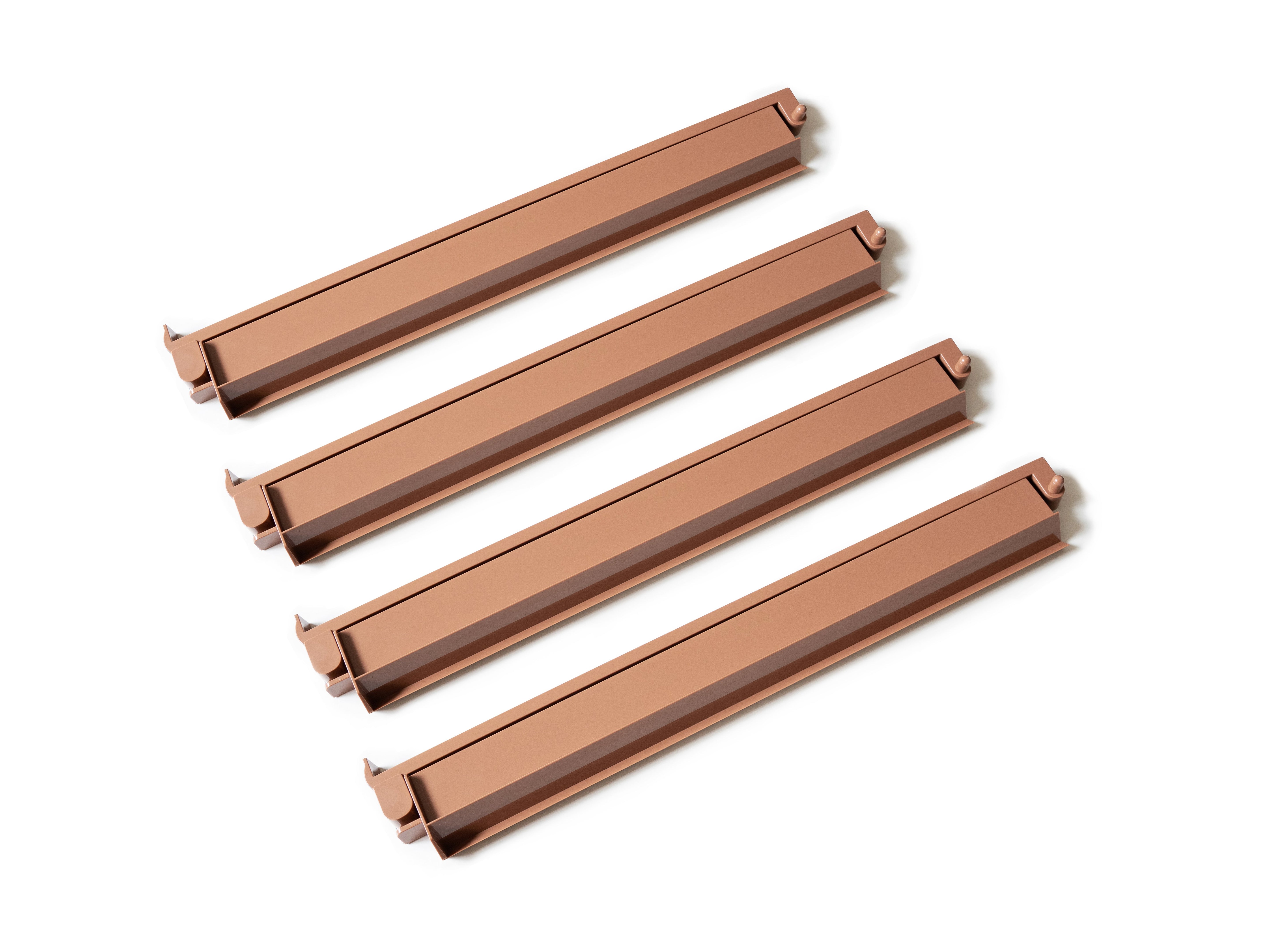 Chestnut Cream Rack & Pusher Set