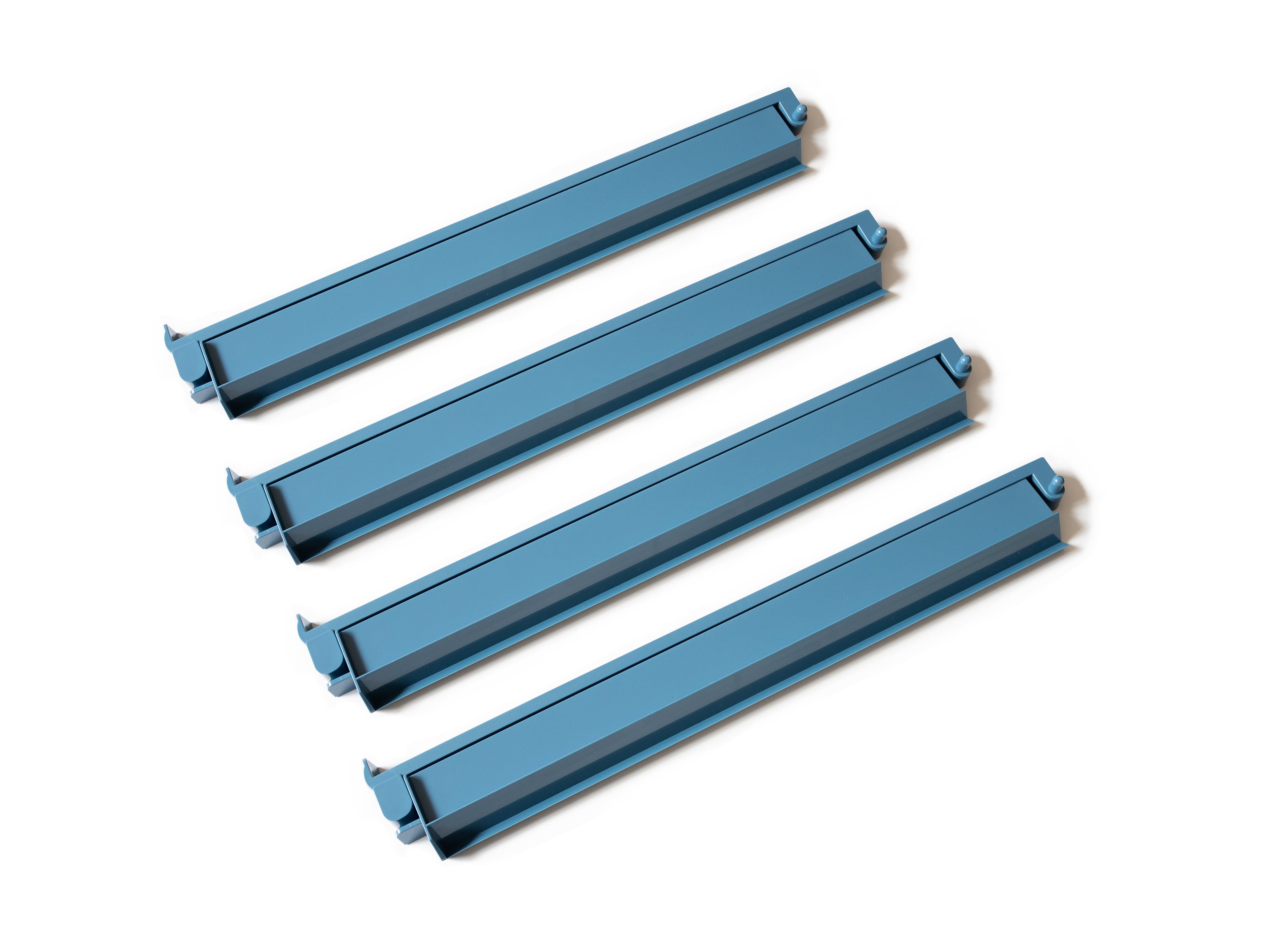 Porcelain Blue Rack & Pusher Set